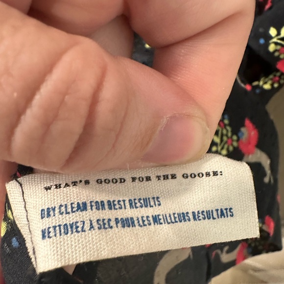 124. Anthropologie Noble Lore Lion Top By Leifsdottir Women’s Size 8 Silk Cotton - Picture 6 of 6